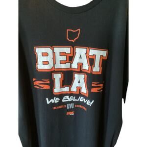 San Francisco Giants Beat LA LVI Super Bowl Graphic Tee Size 2XL
